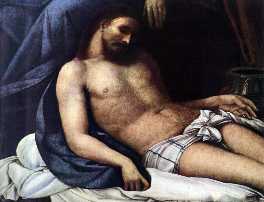  Sebastiano Del Piombo Deposition (detail) - Canvas Print