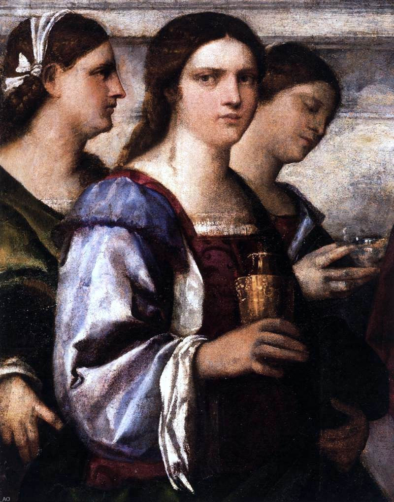  Sebastiano Del Piombo San Giovanni Crisostomo Altarpiece (detail) - Canvas Print