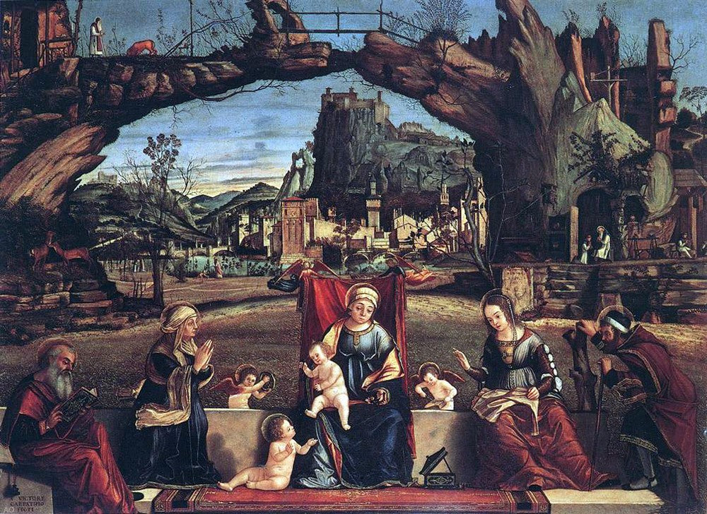  Vittore Carpaccio Holy Conversation - Canvas Print