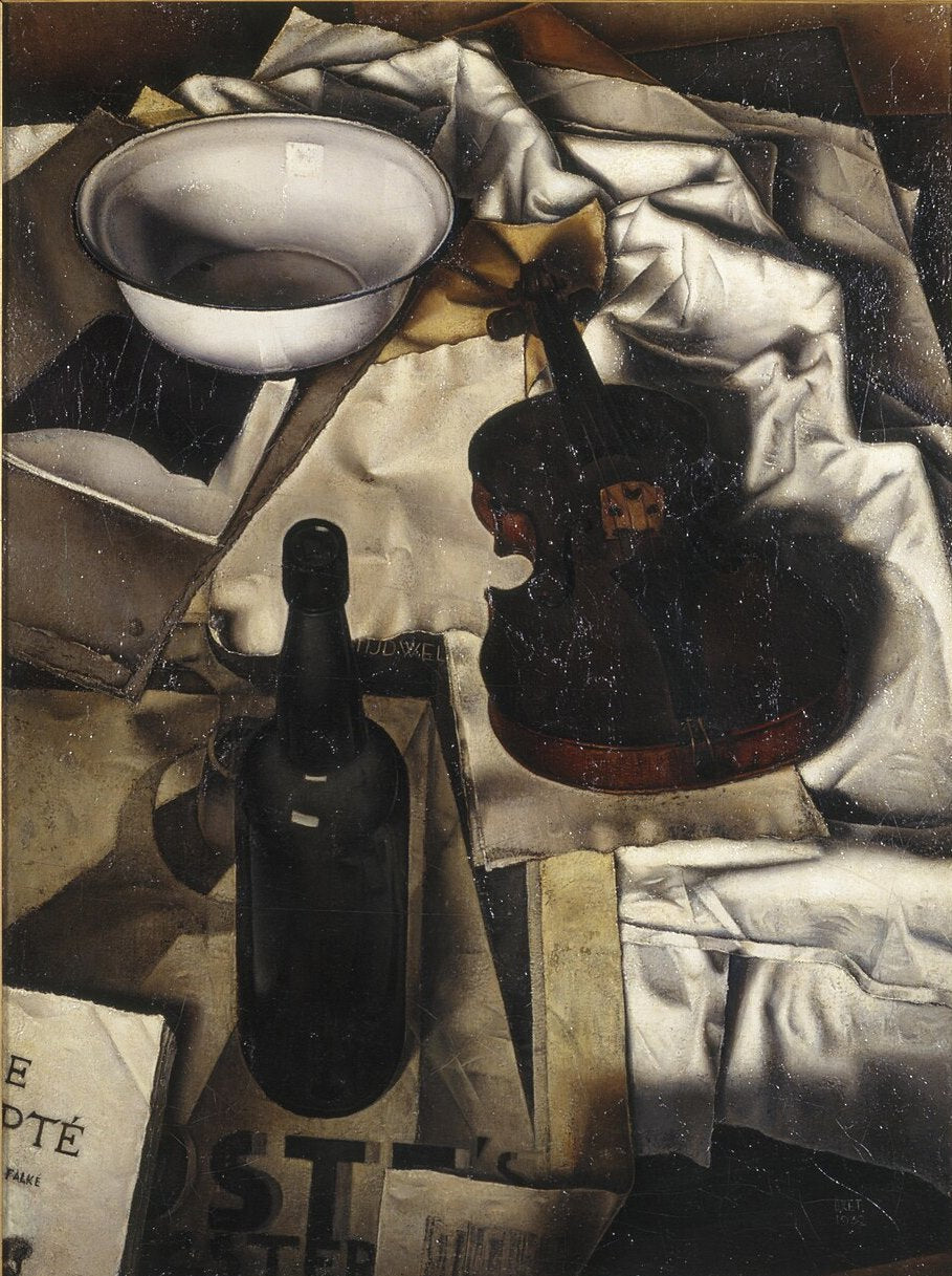 Dick Ket Still Life with Violin - Canvas Print