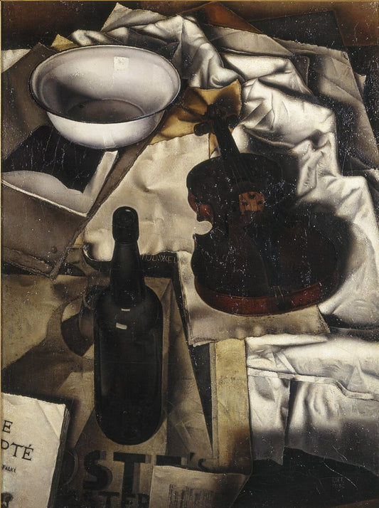 Dick Ket Still Life with Violin - Canvas Print