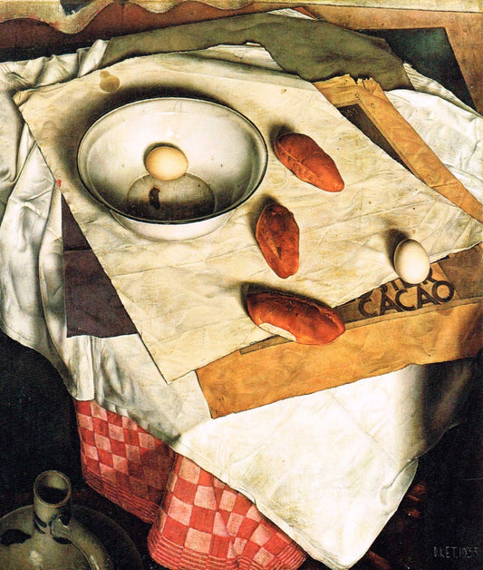 Dick Ket Still Life with Bread - Canvas Print