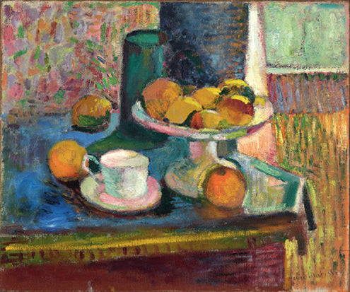 Henri Matisse Still Life with Compote, Apples and Orange - Canvas Print