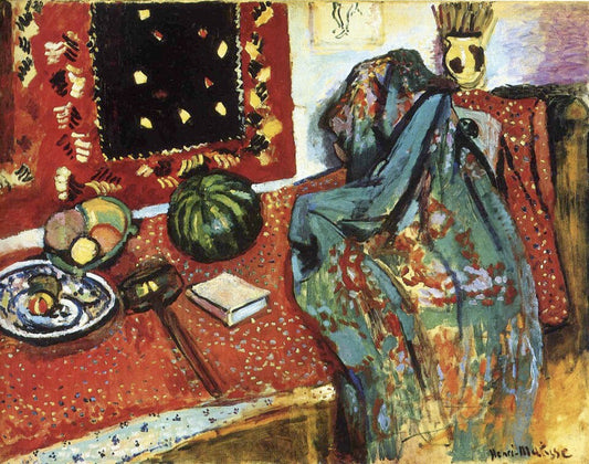 Henri Matisse The Red Carpet - Canvas Print