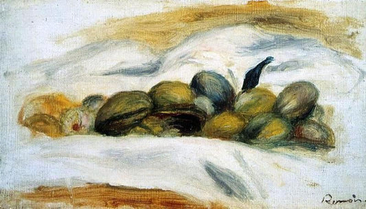  Pierre Auguste Renoir Still Life - Almonds and Walnuts - Canvas Print