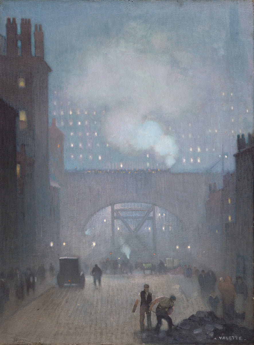 Pierre Adolphe Valette York Street leading to Charles Street - Canvas Print
