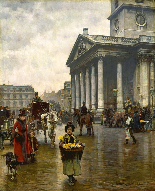 William Logsdail St. Martin's-in-the-Fields - Canvas Print