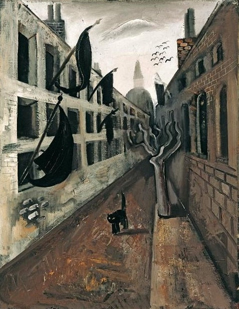 Felix Nussbaum The Desolate Street - Canvas Print