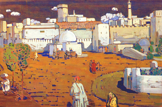 Wassily Kandinsky Arab City - Canvas Print