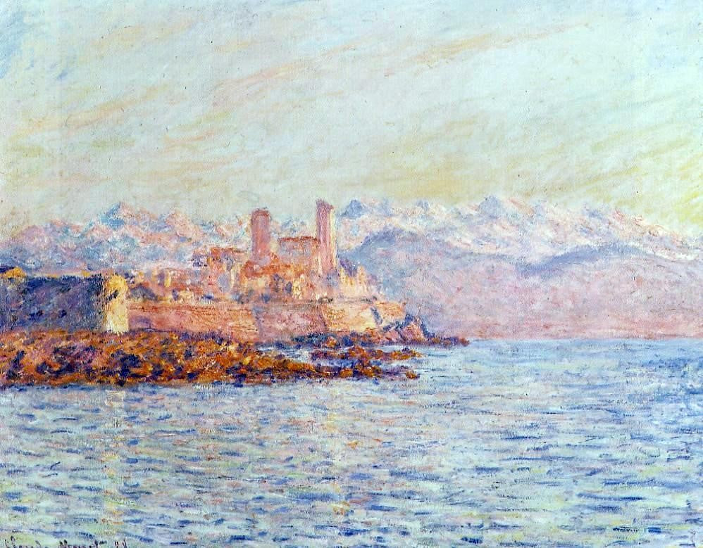  Claude Oscar Monet Antibes - Canvas Print