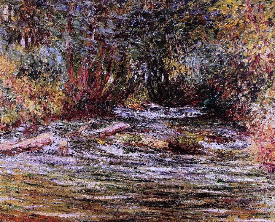  Claude Oscar Monet The River Epte at Giverny - Canvas Print