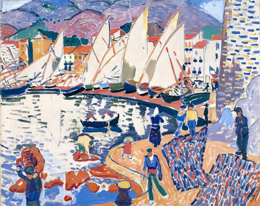 Andre Derain The Drying Sails - Canvas Print