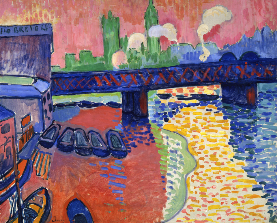 Andre Derain Charing Cross Bridge, London - Canvas Print