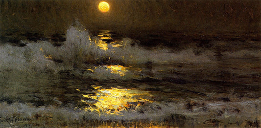Frank Weston Benson Moonlight on the Waters - Canvas Print