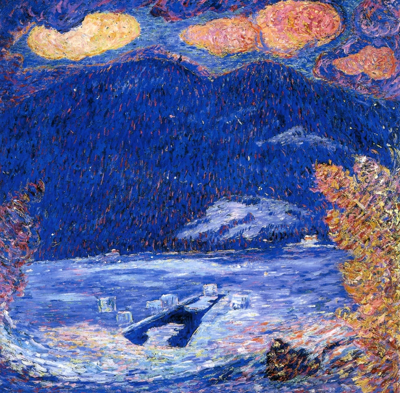 Marsden Hartley The Ice Hole - Canvas Print