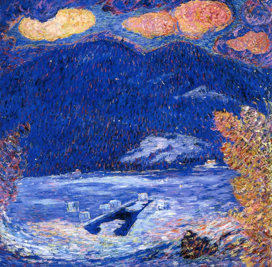 Marsden Hartley The Ice Hole - Canvas Print