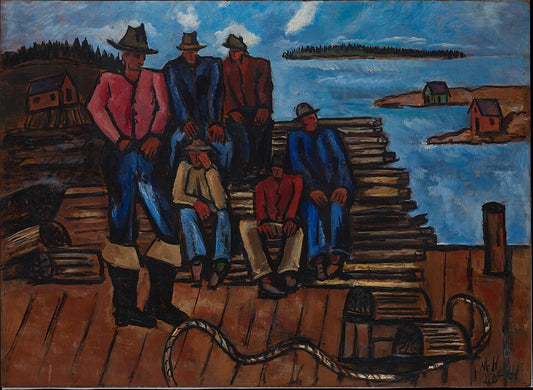 Marsden Hartley Lobster Fishermen - Canvas Print