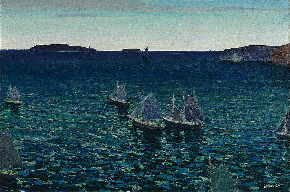 Jonas Lie Out to Sea - Canvas Print
