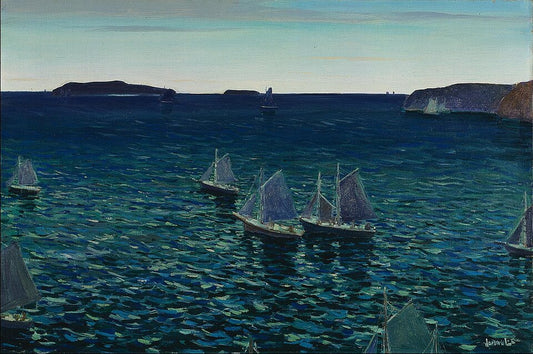 Jonas Lie Out to Sea - Canvas Print