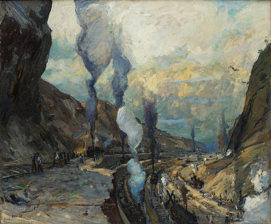 Jonas Lie Culebra Cut - Canvas Print