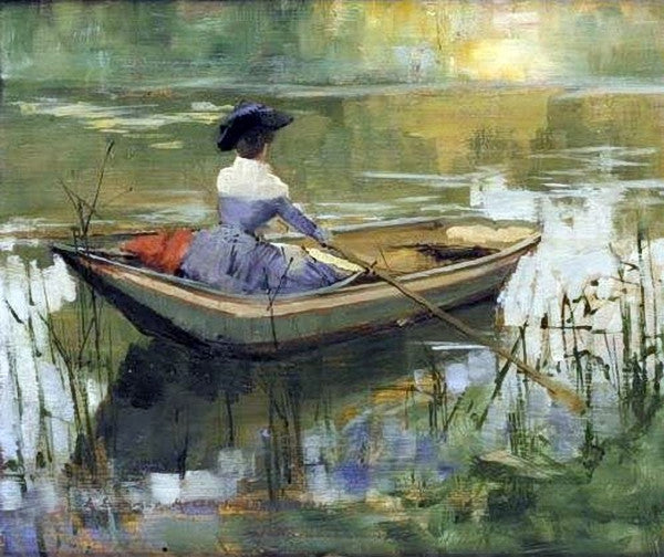 John Lavery A Summer Afternoon - Canvas Print