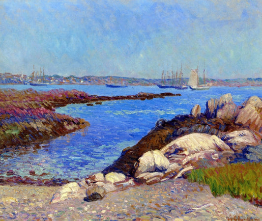 William James Glackens Portsmouth Harbor, New Hampshire - Canvas Print