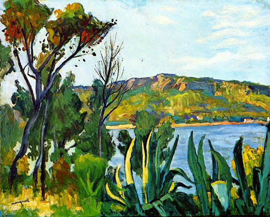 Albert Marquet View of Agay - Canvas Print