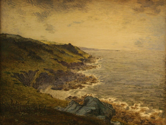 Jean-Francois Millet The Coast of Greville - Canvas Print