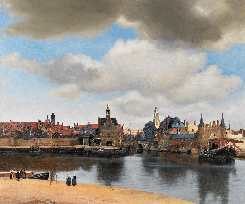 Johannes Vermeer View of Delft - Canvas Print
