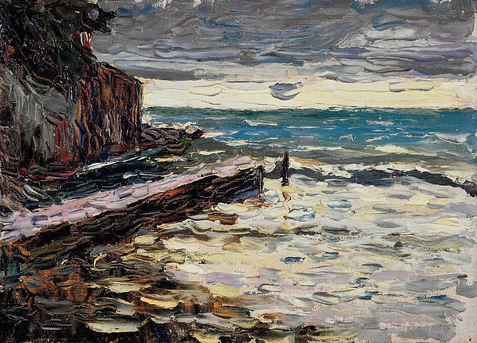 Wassily Kandinsky Rapallo, Stormy Sea - Canvas Print