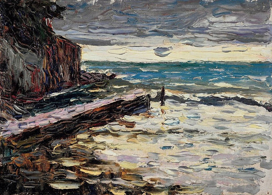 Wassily Kandinsky Rapallo, Stormy Sea - Canvas Print