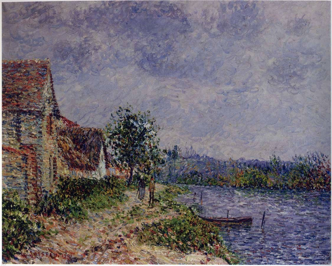  Gustave Loiseau Port Joie - Canvas Print