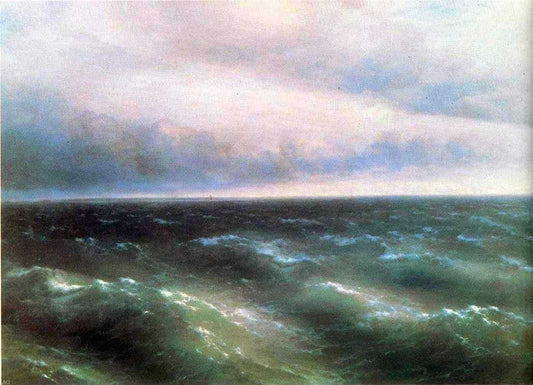  Ivan Constantinovich Aivazovsky The Black Sea - Canvas Print