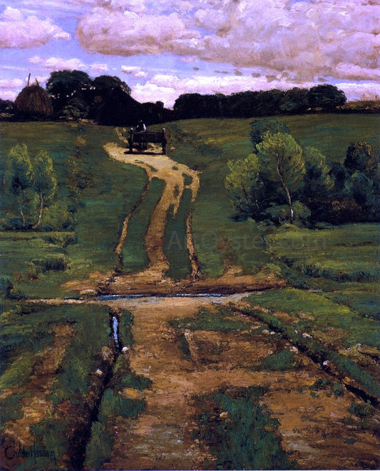  Frederick Childe Hassam Back Road - Canvas Print