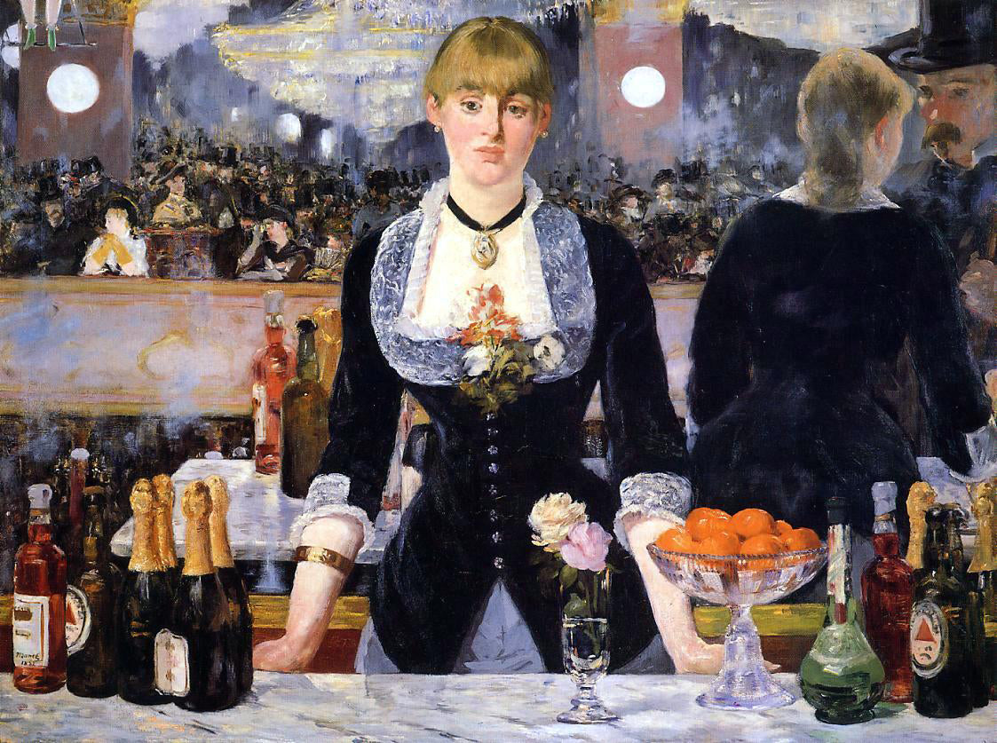  Edouard Manet A Bar at the Folies-Bergere - Canvas Print