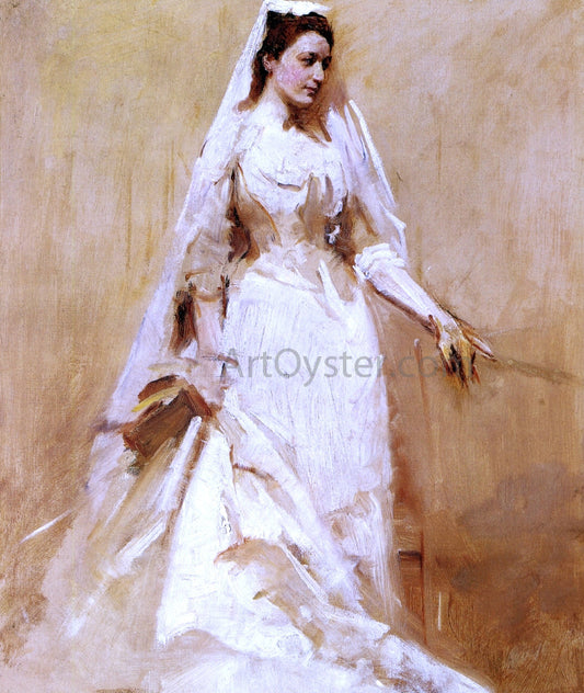  Abbott Handerson Thayer A Bride - Canvas Print