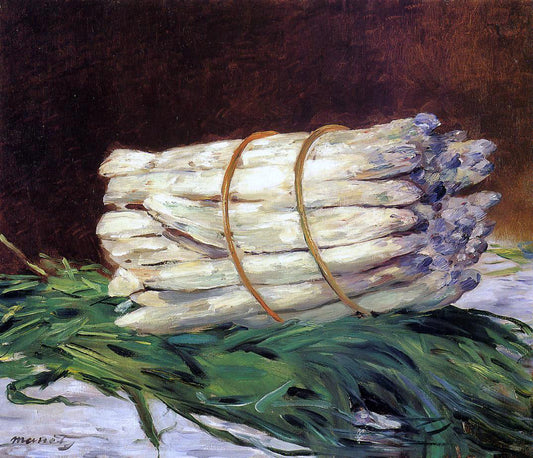  Edouard Manet A Bunch of Asparagus - Canvas Print