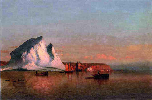  William Bradford A Calm Afternoon, the Coast of Labrador - Canvas Print