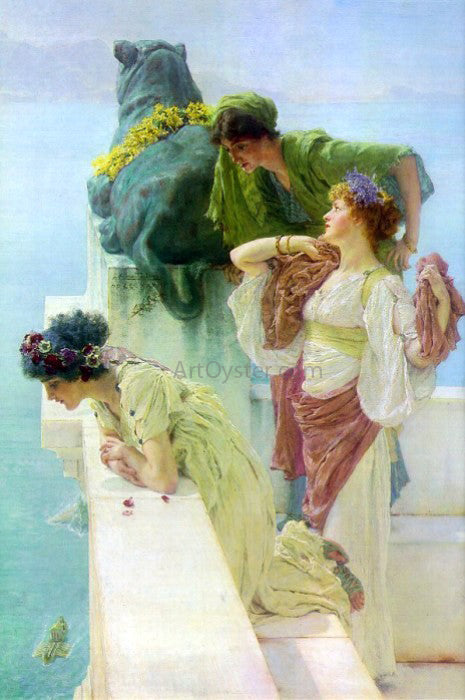  Sir Lawrence Alma-Tadema A Coign of Vantage - Canvas Print