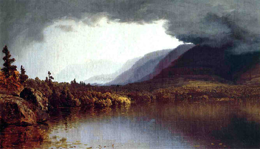  Sanford Robinson Gifford Coming Storm on Lake George - Canvas Print