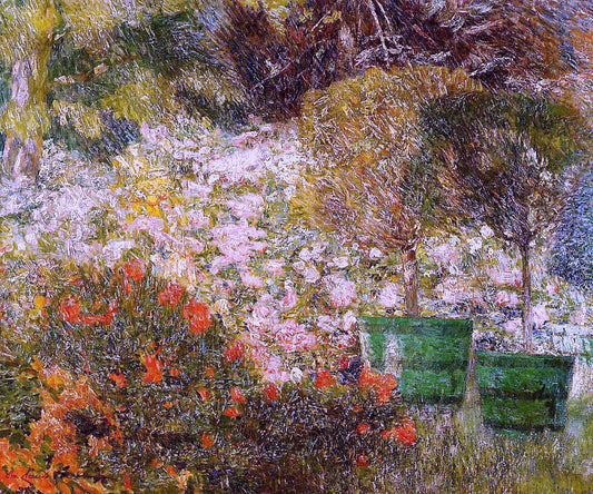  Emile Claus A Corner of My Garden - Canvas Print