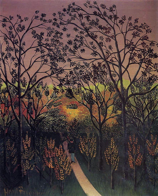  Henri Rousseau Corner of the Plateau of Bellevue - Canvas Print
