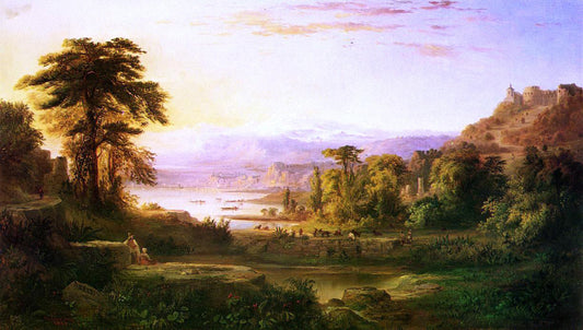  Robert Scott Duncanson Dream of Italy - Canvas Print