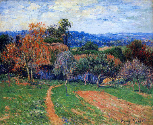  Henri Moret A Farm near Pont Aven - Canvas Print