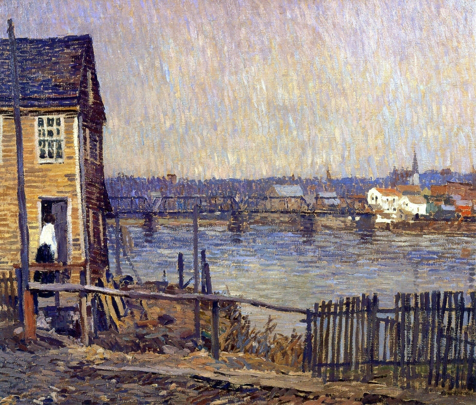  Robert Spencer A Fisherman's House - Canvas Print