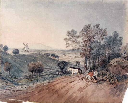  George Frost Folio Of Figure And Landscape Drawings - Canvas Print