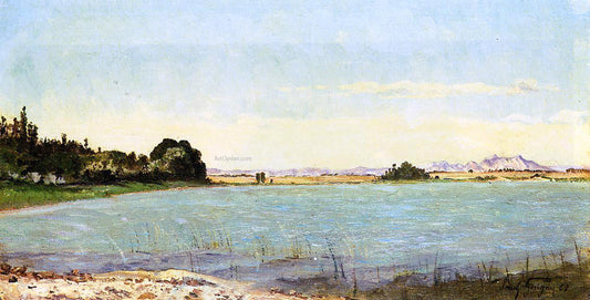  Paul-Camille Guigou Lake in Southern France - Canvas Print