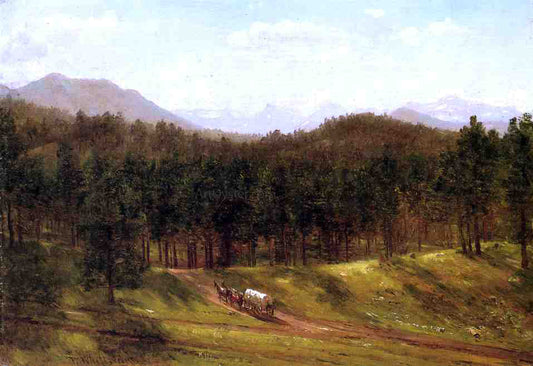  Thomas Worthington Whittredge Mountain Trail, Colorado - Canvas Print