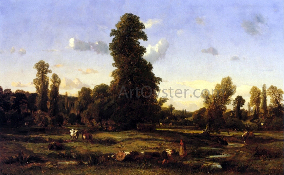  Camille Flers A Normandy Landscape - Canvas Print