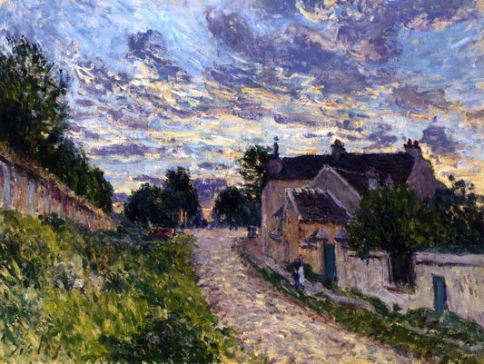  Alfred Sisley A Path in Louveciennes - Canvas Print